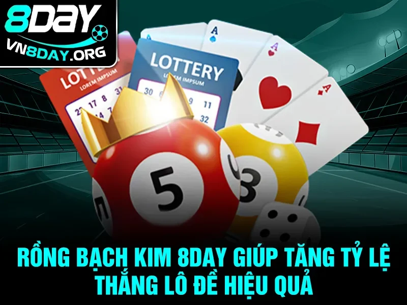 Rồng Bạch Kim 8Day giúp tăng tỷ lệ thắng lô đề hiệu quả